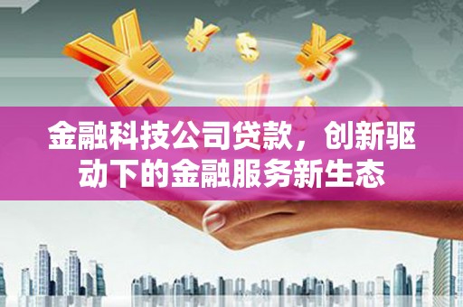 门源金融科技公司贷款，创新驱动下的金融服务新生态