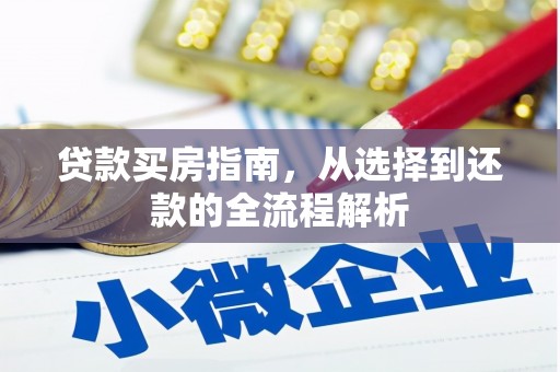 民丰贷款买房指南，从选择到还款的全流程解析
