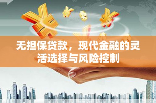 惠东无担保贷款，现代金融的灵活选择与风险控制