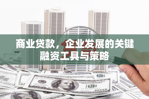 秦安商业贷款，企业发展的关键融资工具与策略