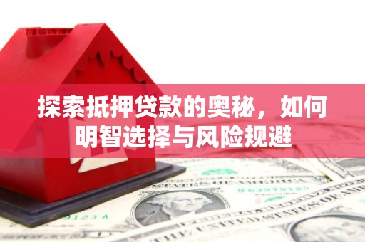 射阳探索抵押贷款的奥秘，如何明智选择与风险规避