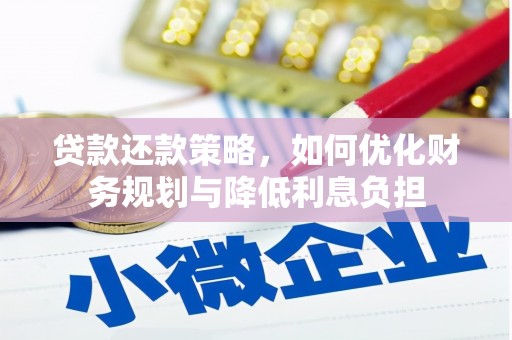 龙沙贷款还款策略，如何优化财务规划与降低利息负担