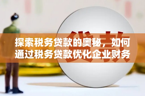 巴马探索税务贷款的奥秘，如何通过税务贷款优化企业财务