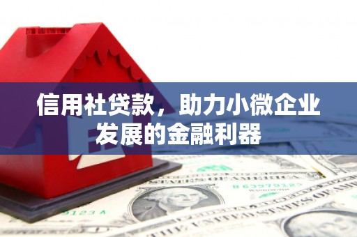 延吉信用社贷款，助力小微企业发展的金融利器