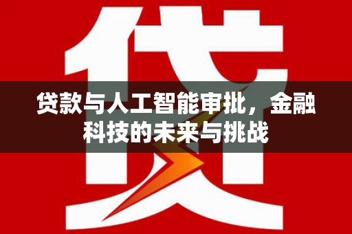 嘉禾贷款与人工智能审批，金融科技的未来与挑战