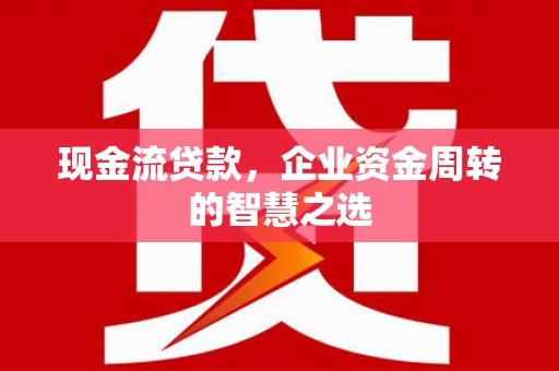 辰溪现金流贷款，企业资金周转的智慧之选