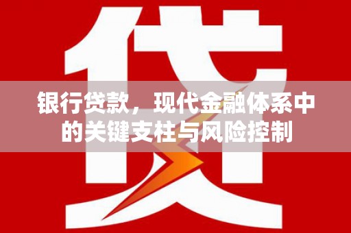 颍上银行贷款，现代金融体系中的关键支柱与风险控制