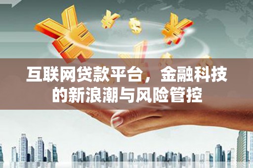 安乡互联网贷款平台，金融科技的新浪潮与风险管控